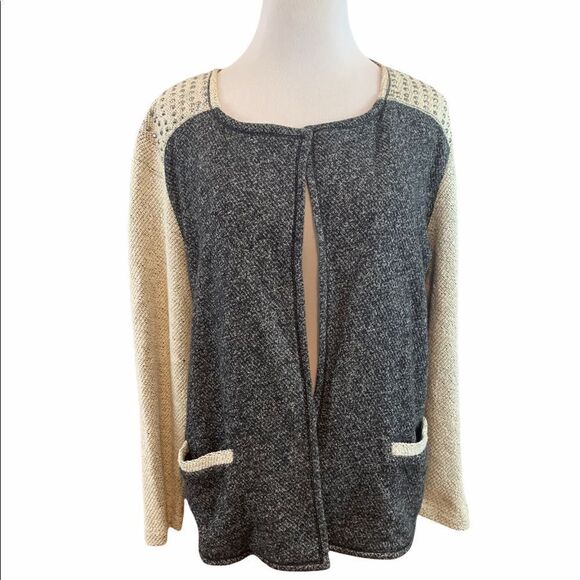 Style & Co studded open front sweater jacket - Picture 1 of 5